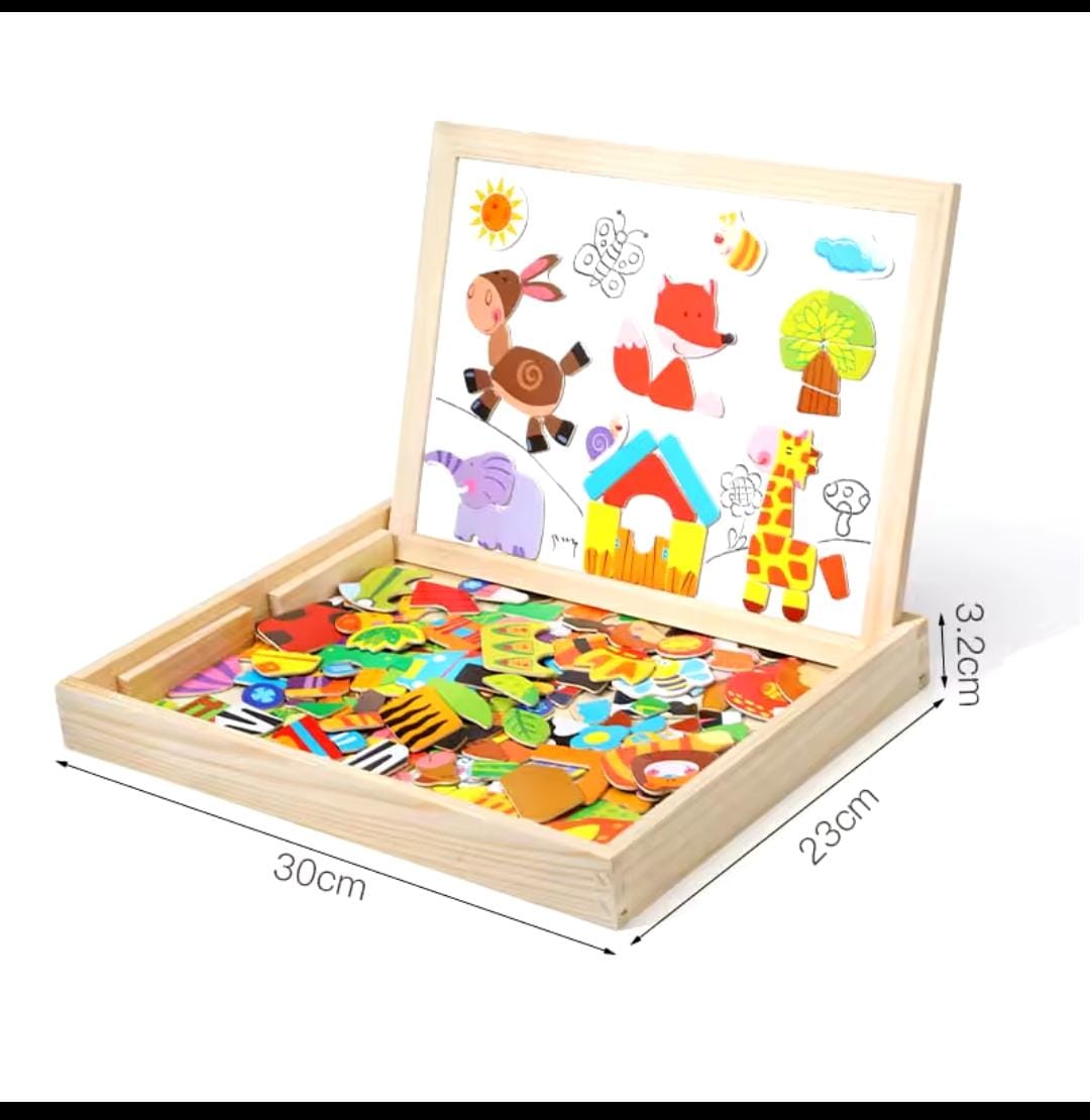 Miniatura 4 de Pizarra didáctico 2en1 Rompecabezas